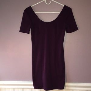 Purple Bodycon Dress
